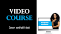 convert e book or pdf into video course