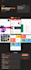 create a responsive webpage with HTML, CSS, and javascript