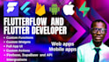 use flutterflow to develop hybrid app android and ios
