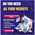 do testing of your applications and websites bug free