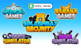 create a premium roblox game logo