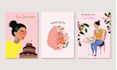 illustrate custom greeting cards and party invitations