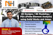 do finite element analysis fea on solidworks and ansys