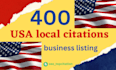 best 400 USA local citations