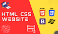 design and develop responsive website using html css