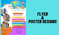 create flyer design and poster design