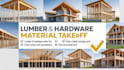 do material takeoff for lumber framing