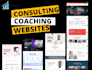 design consulting or coaching website, life coach website