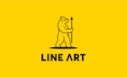 custom and timeless geometric line art logo design