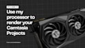 render your camtasia project