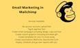 be your mailchimp email marketing expert