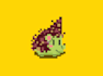 create authentic 16 or 8 bit pixel art for your game art