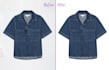 flat lay, ghost mannequin, neck joint, clothing, and fashion photo edit
