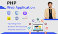 develop HTML CSS javascript bootstrap PHP web application