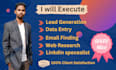 execute email harvesting,web scarping,mining and research