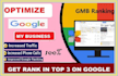 google my business optimization for local SEO and get gmb rank