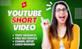 create youtube shorts channel with 50 videos