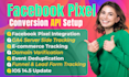 setup meta facebook pixel, fb conversion API with gtm by server side tracking