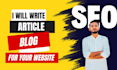 do creative SEO article, site content, and blog post writing