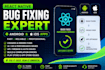 fix react native bugs for android and ios apps