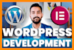 design, revamp, duplicate, develop modern wordpress website with elementor