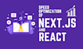 speed optimize react, nextjs app