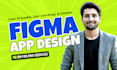 do modern mobile app design UI UX design figma app mockup prototype web app uiux
