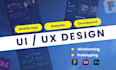design clean UI UX for saas, sashboards, mobile apps, website using figma