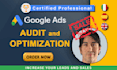 audit and optimize effective PPC google ads adwords campaign