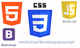 be your frontend developer ,HTML CSS bootstrap js