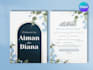 design wedding invitation or editable template