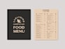 design restaurant menu and price list