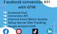 set up facebook conversion API with google tag manager