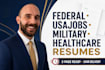 create federal usajobs resume, military transition, medical healthcare CV