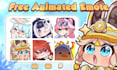 draw twitch emotes and animated emotes for vtuber stream