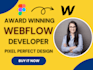 design, develop, edit or update webflow website, figma to webflow
