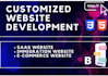 develop saas website, customized saas website
