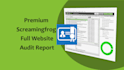 do SEO audit crawl report with premium screaming frog