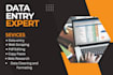 do data entry, data collection, and google research