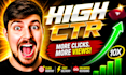 design high CTR youtube thumbnails that get more views