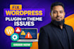 fix wordpress plugin or theme issues