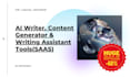 create ai writer, content generator writing assistant tool ai saas
