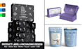 design product label, box packaging, and bottle label