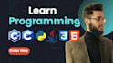 assist in c cpp python java html css programming