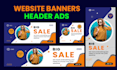 create custom website banners and header ads