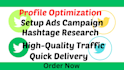 set up twitter ads campaign and organic promotion