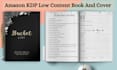 design custom journals, planners interior and book covers for KDP