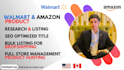 list products on walmart marketplace and optimize them