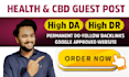 do guest posting on health and cbd
