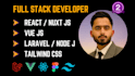 design and develop vue react next nuxt js and laravel sites